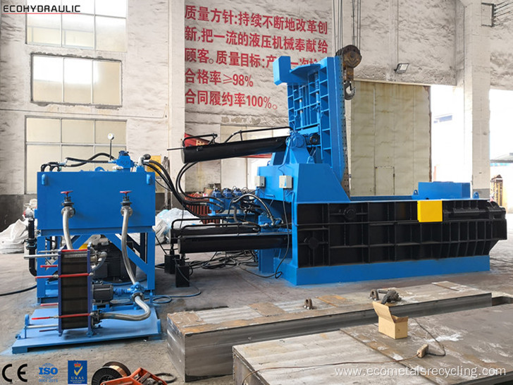 Hydraulic Steel Aluminum Metal Shavings Packaging Machine