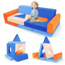 家族向けの耐久性と居心地の良い子供用ソファ