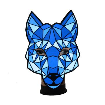 Voice Activated Glow Mask - LED Halloween Party Mask