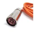 M23 Servo Motor Connector Cable Cable altamente flexible