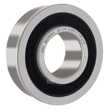 Flanged Ball Bearings 1/2'' x 1-3/8'' x 1/2'' - Suitable for Lawn Mowers, Wheelbarrows, Carts & Hand Trucks