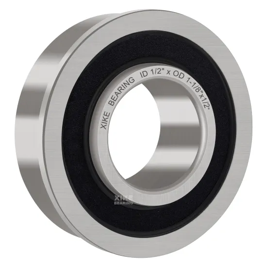 Flanged Ball Bearings 1/2'' x 1-3/8'' x 1/2'' - Suitable for Lawn Mowers, Wheelbarrows, Carts & Hand Trucks