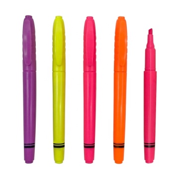 Bright Colors Chisel Tip Quick Drying Highlighter for School and Home