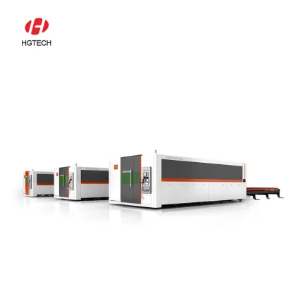 HGTECH Laser 8000w Metal Laser Cutting Machine IPG fiber laser cutting machine with 3 years warranty