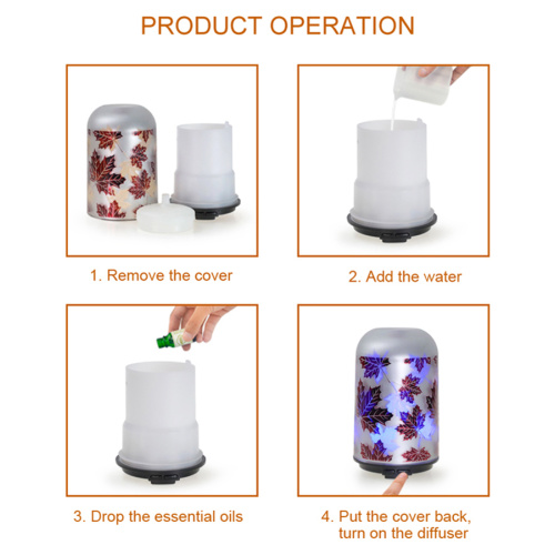 Home Glass Water Aroma Essential Oil Diffuser