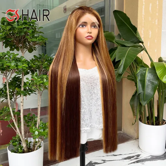 Bone Straight Human Hair Lace Wig Vendors: Cheap Highlight Brazilian Cuticle Aligned Wigs