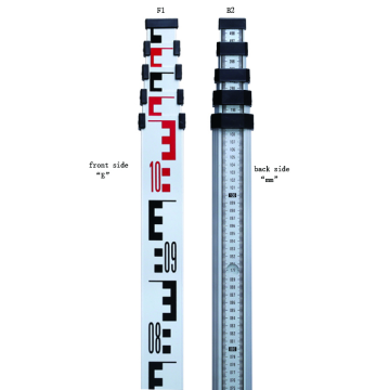 Professional Telescopic Aluminum Surveying Leveling Staffs in 3m, 4m, 5m, and 7m with Carry Bags for Efficient Surveying Operations
