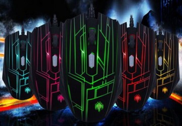 Optical Manufacturer Seven Color Breathing Light Gaming Mouse With USB Interface And 4 Change Of Dpi Switch Professional Gaming