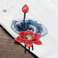 Γαμήλιο νυφικό Lotus 3D Embroidery Flowers Appliques