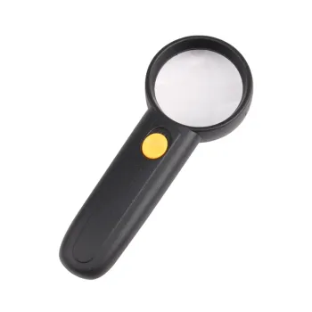 Portable Handheld 8x Magnifying Glass with LED Lights for Easy Reading