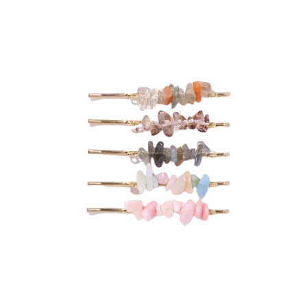 Multi-Color Gravel Hairpin Set