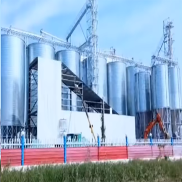 Industry-adapted silo for fly ash storage