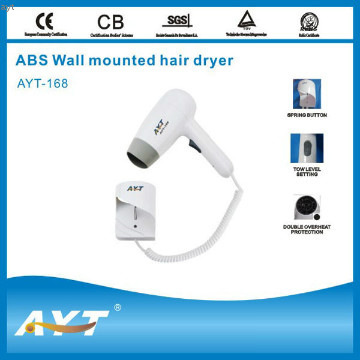 wall mounted bathroom hair dryer