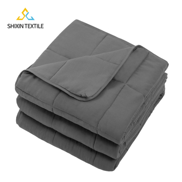 Customizable Autism Sensory Weighted Blankets with Private Label Glass Beads and Heavy Cotton Knit for Kids