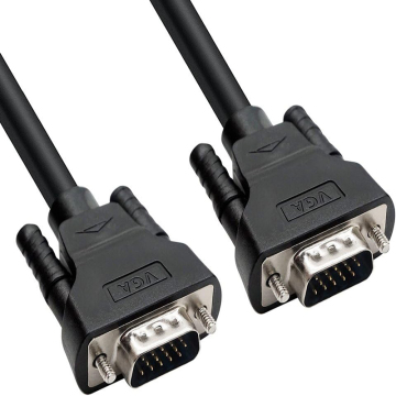 Cavo adattatore maschile da maschio a 15 pin VGA per PC, laptop, TV, proiettore