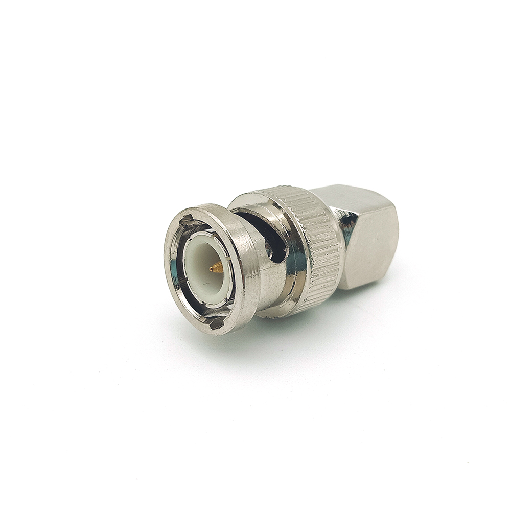 R/A Male Plug Cable Mount BNC Coaxial Connector
