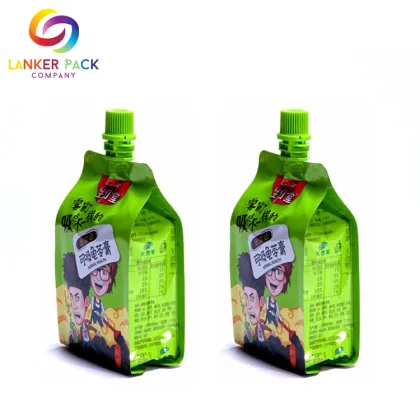 Baby Food Pouches With Spout For Puree Packaging