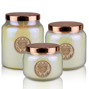 Large Scented Soy Wax Glass Candles On Sale