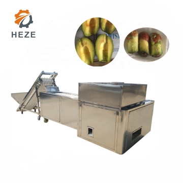 Máquina de eliminación y picadura de durazno y frutas
