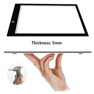 LED Sketch Light Pad rajzsablon