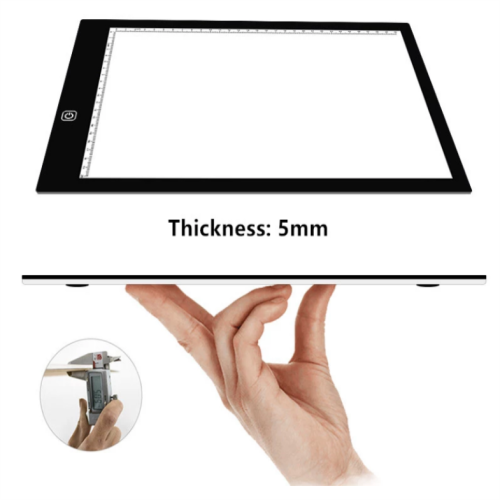 Plantilla de dibujo de almohadilla de luz LED Sketch