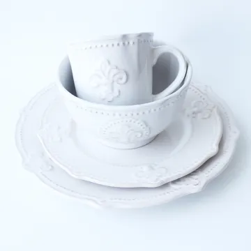 Embossed dinner sets for home