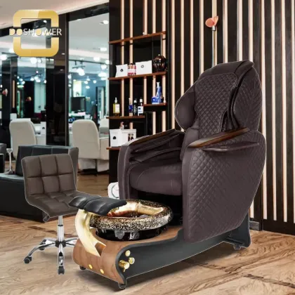 Black Recliner Pedicure Chair Manufacturer: Human Touch Massage Chair Supplier