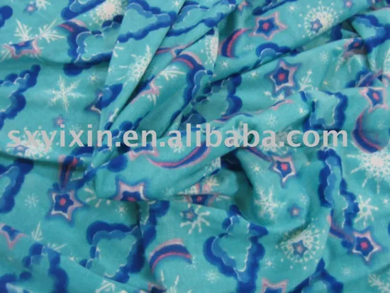 printed polyester jersey fabric
