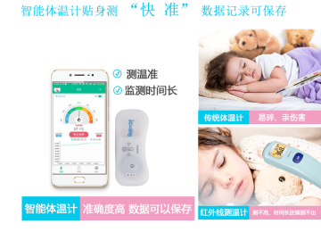 Baby Electronic Digital  Bluetooth Thermometer with APP