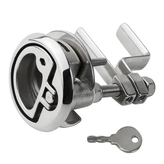 Stainless Steel Flush Pull Slam Latch for Marine Boats