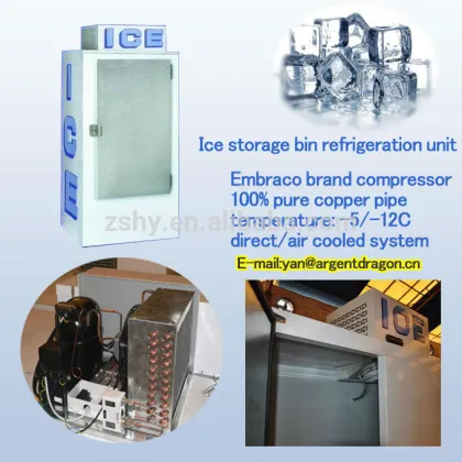 Ice storage freezer refrigerator