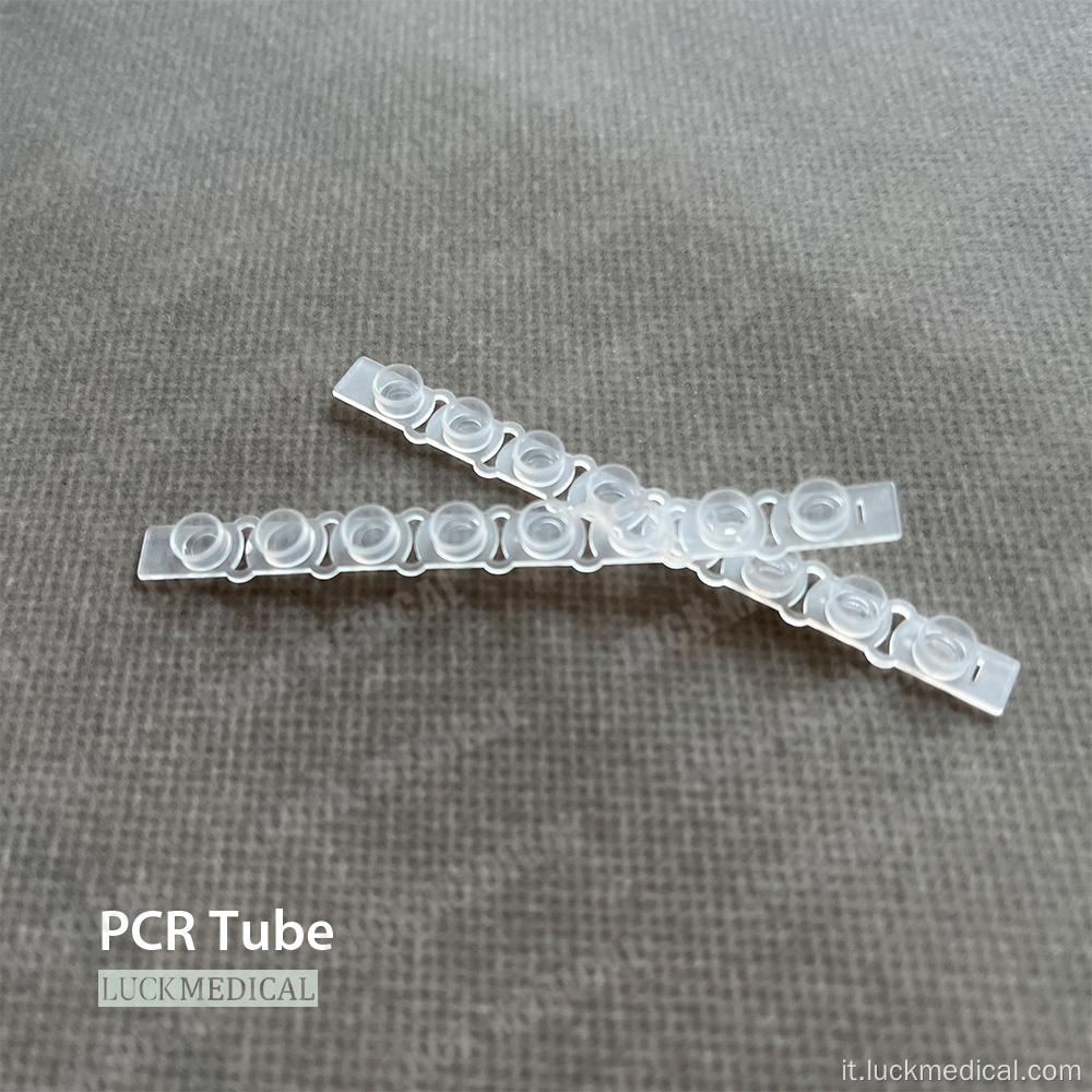 Strisce di tubo PCR da 0,1 ml da 0,2 ml