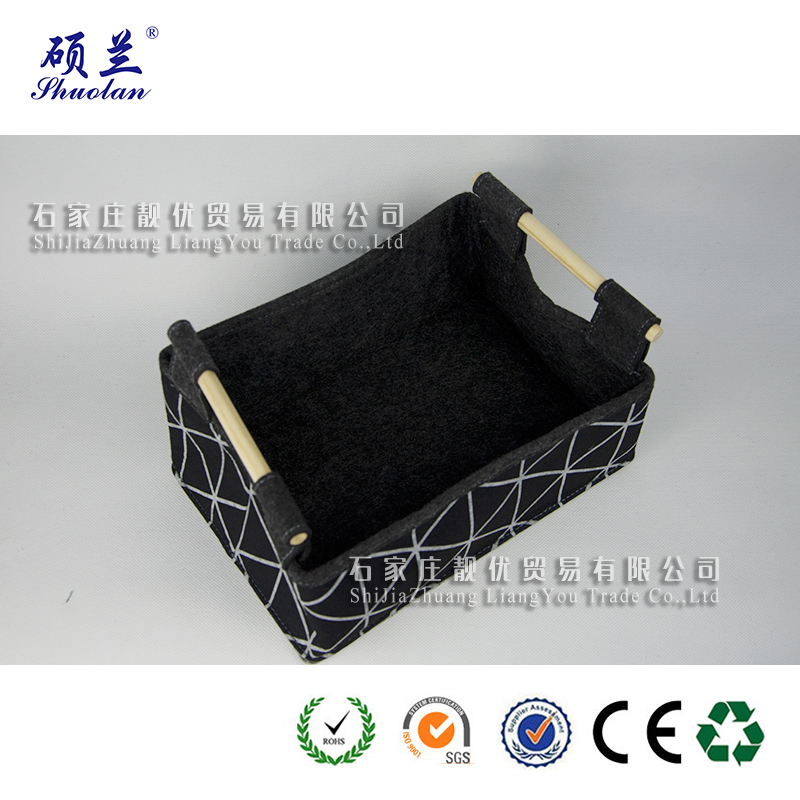 100 Polyester Felt Basket