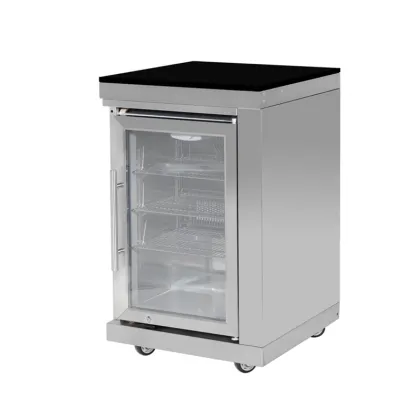 Outdoor Kitchen Furniture and Appliances: Single Cabinet Refrigerator