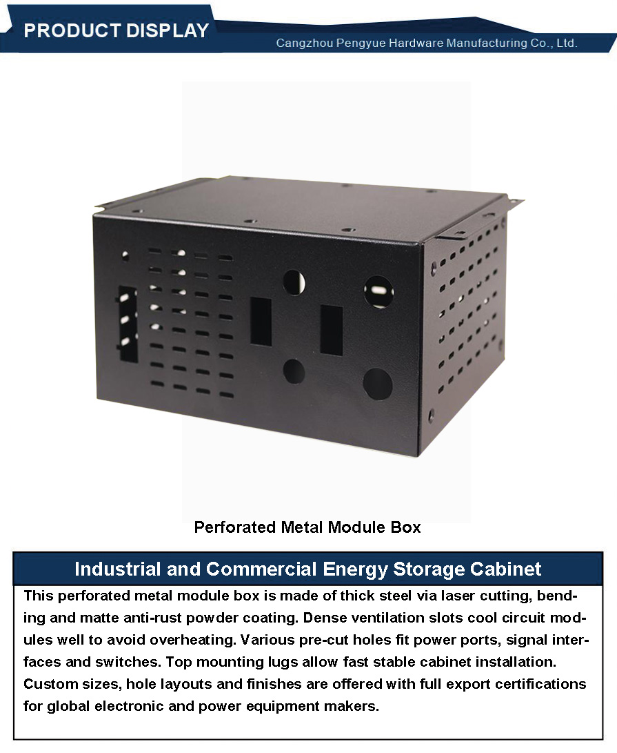 Perforated Metal Module Box3