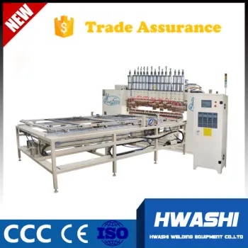 Hwashi Best Price Welded Automatic Air Conditioner Wire Mesh Welding Machine