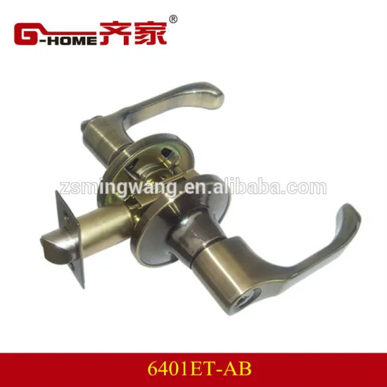 tubular key cam lock with zinc alloy lever