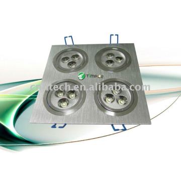 High power Aluminum shell led recessed ceiling light