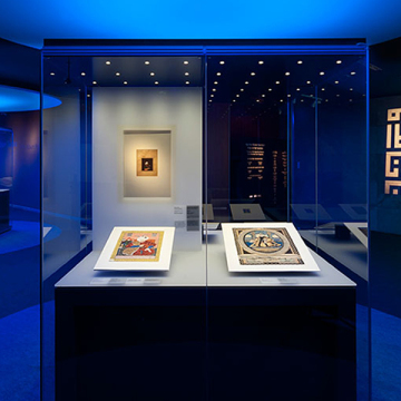 Fiber optic display lighting for Museum