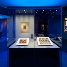 Fiber optic display lighting for Museum