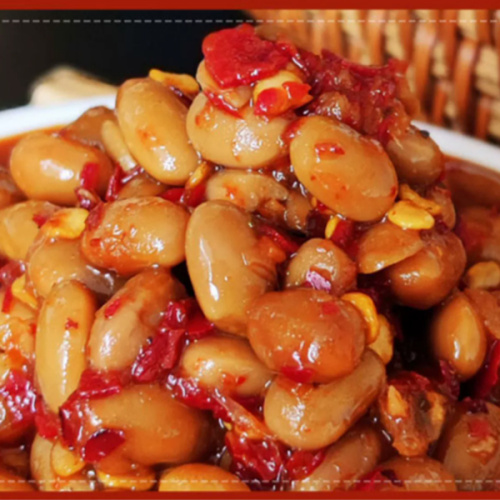 Đậu đen lên men ướt cay gây tê dùng làm cơm