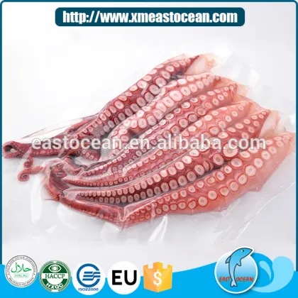 Xiamen manufacture frozen boiled octopus delicious custom fish fillet