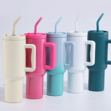 Large capacity portable handle cup