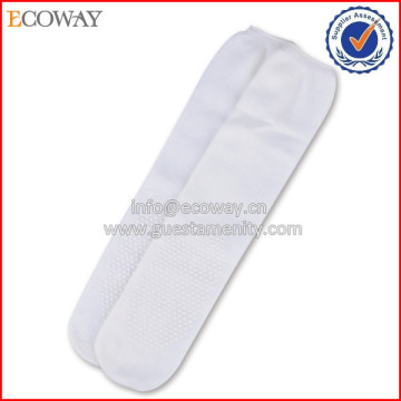 2015 OEM Hot Sale New Style Hotel Disposable Airline cheap white socks