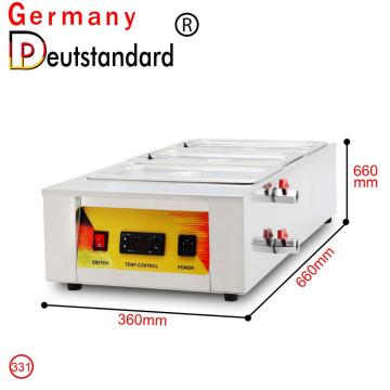 commercial chocolate melting machine with factory price