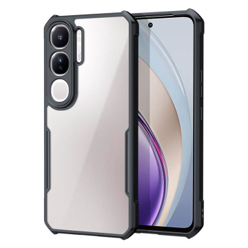 Black TPU Bumper Clear Acrylic Hard Case for Vivo V40 Lite 4G/V40E