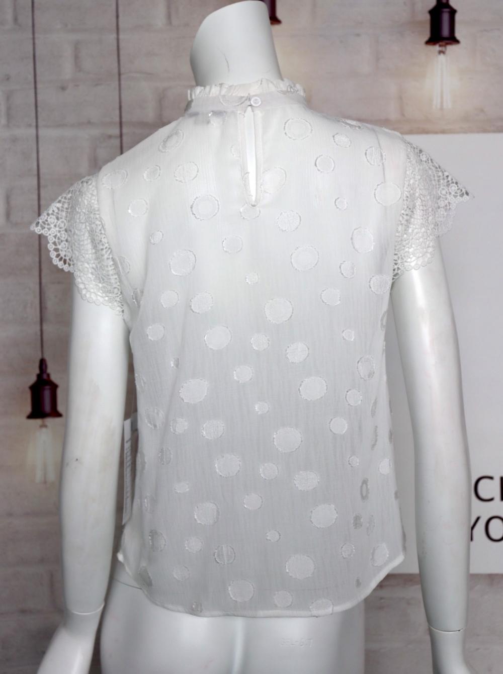 Ladies Chiffon Cut Floral Pullover