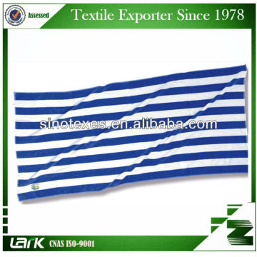high quality yarn dyed blue and white stripped bath towel 100%cotton WHOLESALE