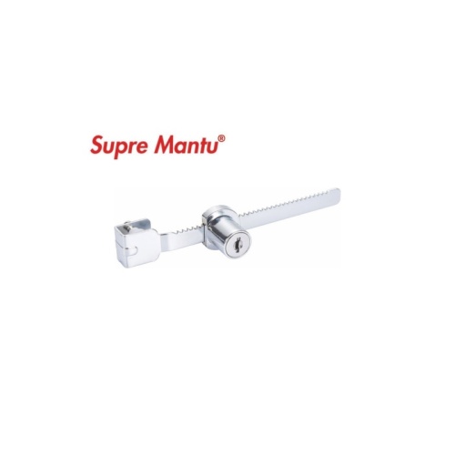 Cerradura de vidrio de zinc 328 para vitrinas de vidrio