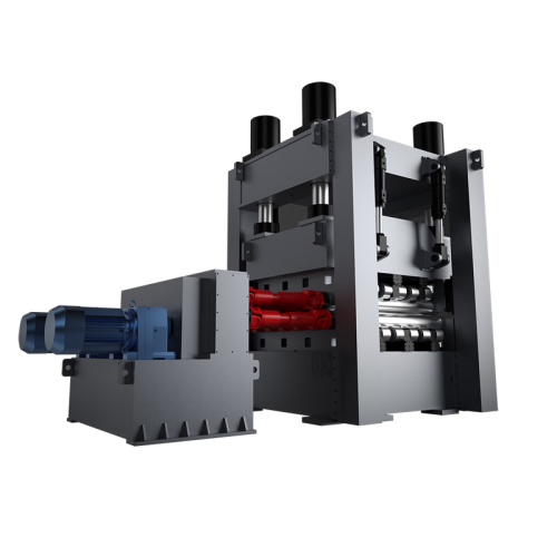 Máquina de nivelación de placas de acero hidráulico industrial